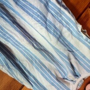 Blue Striped Kids Blouse